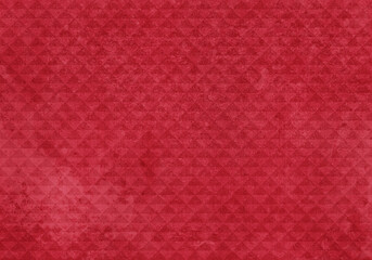 和柄 鱗文様 - 赤系