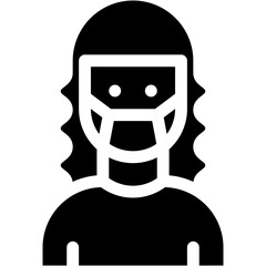 grooming, hairstyles, curly hair, fashion, woman Icon