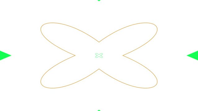 center wipe shape abstract simple line transition