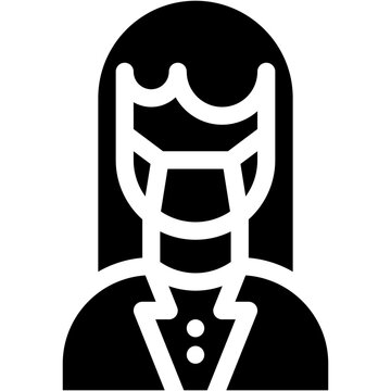 recommend clip art: glasses wearing, woman, female, girl, nerd Icon