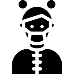 User, girl, young, avatar, teenager Icon