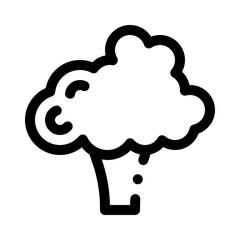 cauliflower line icon