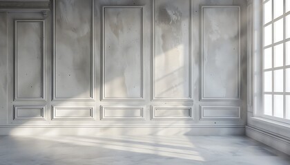 empty room with window