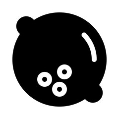 Fototapeta premium lemon glyph icon