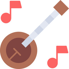 Asia, banjo, guitar, medieval, music Icon