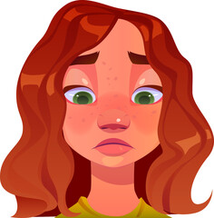 Sad Girl Face