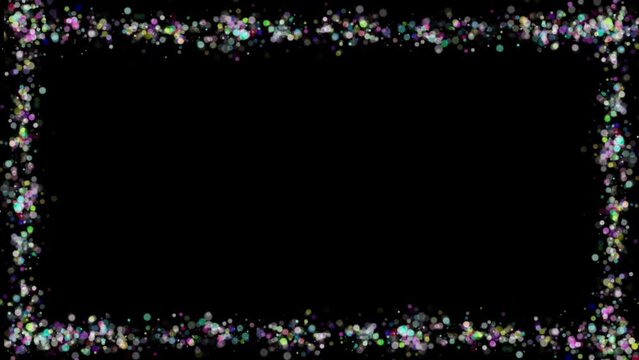 particle glitter frame twinkle dust background