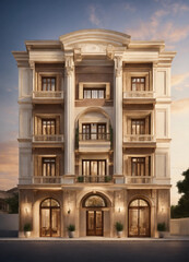 building in the night