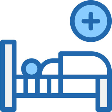 recommend clip art: hospitalized, patient, hospital, medical stretcher, patient Icon