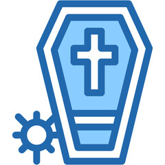 Obraz premium death, funeral, grave, cementry, covid death Icon