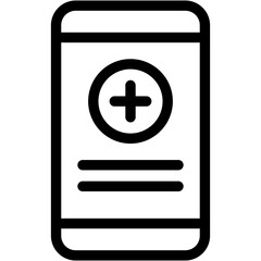 mobile, mobile appointment, online, doctor, healthcare Icon