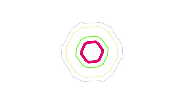 pop icon circle explosion line animation effect