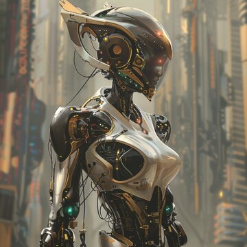 The science fiction cyborg god Hera.