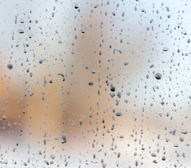Dirt on the car glass. Abstract background