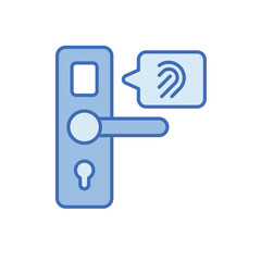 Fingerprint vector icon