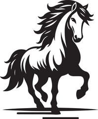 horse  vector art design