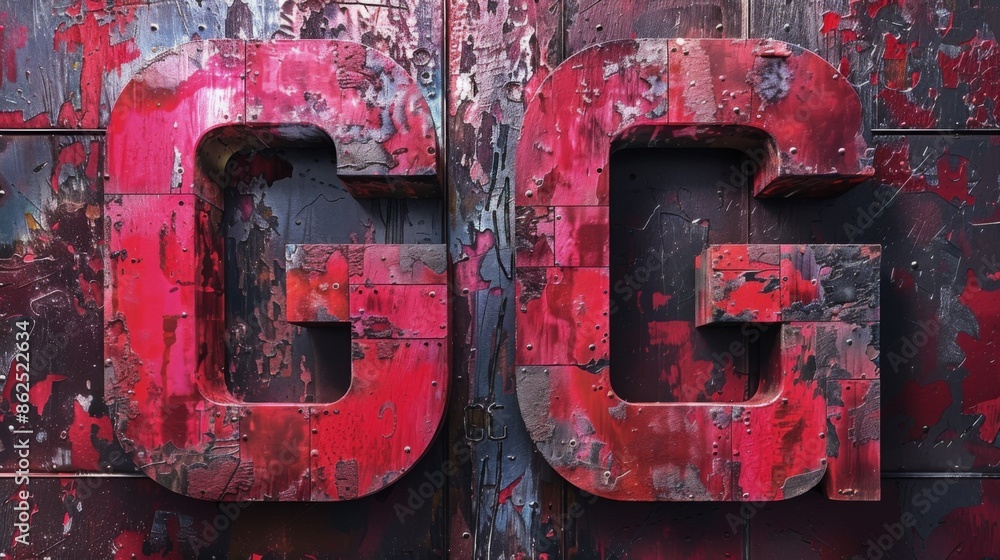 Poster create a dynamic and vibrant photography logo with a colorful g symbol surrounded by abstract shapes