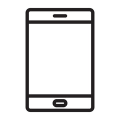 Mobile Line Purple Circle Black