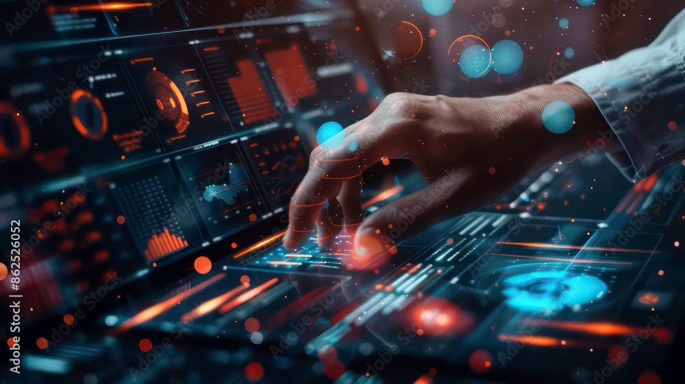 Poster business data analyst uses graphs metrics and kpis to enhance organizational performance implements 