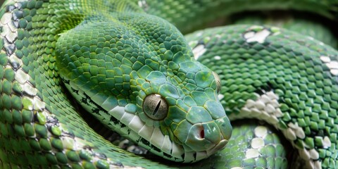 Obraz premium snake portrait