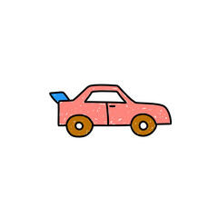 kid car drawing