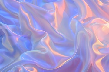 Obraz premium Colorful iridescent silk fabric texture abstract background