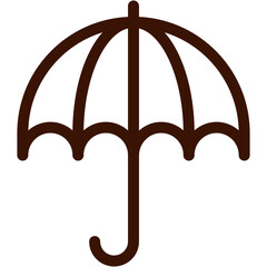 umbrella, protection, heart, love, romantic Icon