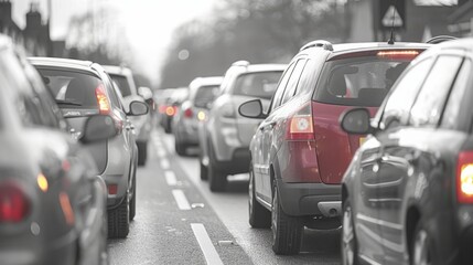 Illustrate a bottleneck situation caused by a disabled vehicle on the bridge.