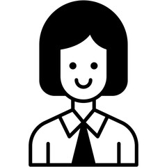 Avatar, female, girl, person, user woman Icon