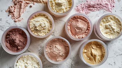 A fitness instructor recommending protein powders.