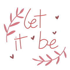 Quote illustration items messeage line colorful painting 