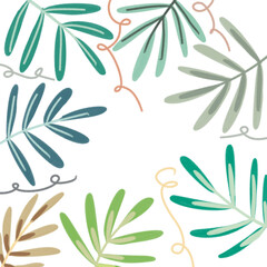 Painting background quote message flower illustration 