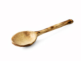 Wooden Spoon Isolated on a white background