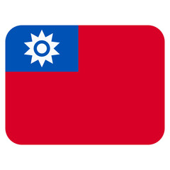 Vector Icon for Taiwan, country, national, flag, world flag