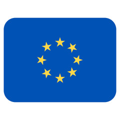 Vector Icon for European Union, country, national, flag, world flag