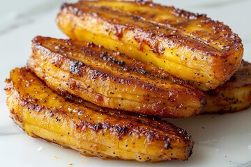 photo of Fried Banana, solid white background