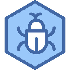 Vector Icon Bug, fixing, repair, insect, virus