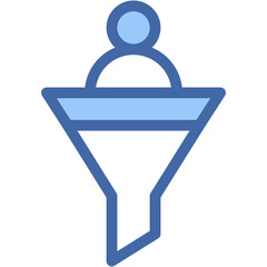 Vector Icon Funnel, purchase,filter, sales funnel, user