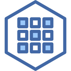 Vector Icon Category, menu, options, grid, panel