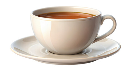 A hot tea drink with cup