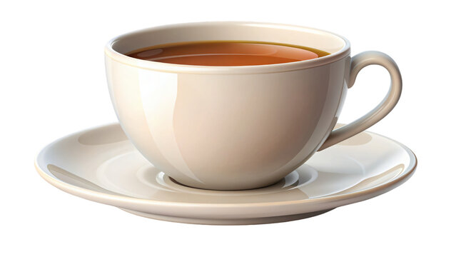 A hot tea drink with cup