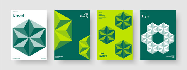Fototapeta premium Geometric Brochure Design. Abstract Background Layout. Isolated Flyer Template. Poster. Book Cover. Report. Banner. Business Presentation. Magazine. Notebook. Leaflet. Newsletter. Portfolio