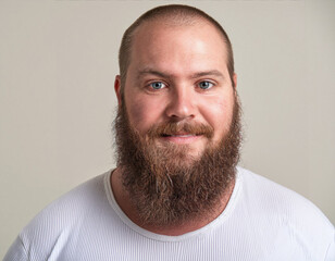 Fototapeta premium Studio Portrait of Young Handsome Man