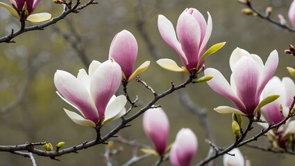 magnolia tree blossom