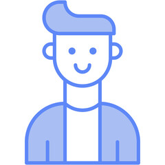 Vector Icon User, man, avatar, young, boy