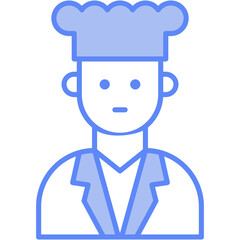 Vector Icon chef, professional, service, hotel, boy