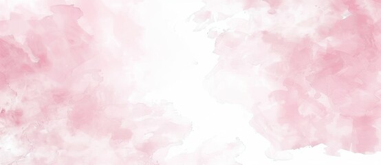 Soft Pink watercolor background texture, Abstract Pink Roses Background with soft blurred background. Watercolor painted background. Brush strokes painting. Modern Pink Yellow Watercolor Background.