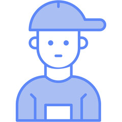 Vector Icon Kid, person, avatar, boy, cap