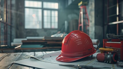 The Colors on the Construction Site, Helmet
