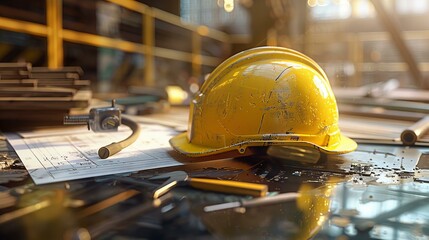 The Colors on the Construction Site, Helmet